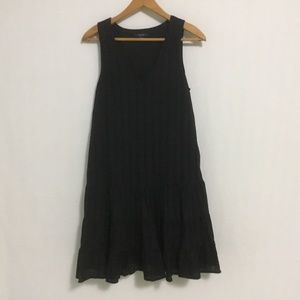 Nautica Black Sleeveless Cotton Dress Women’s Size Small